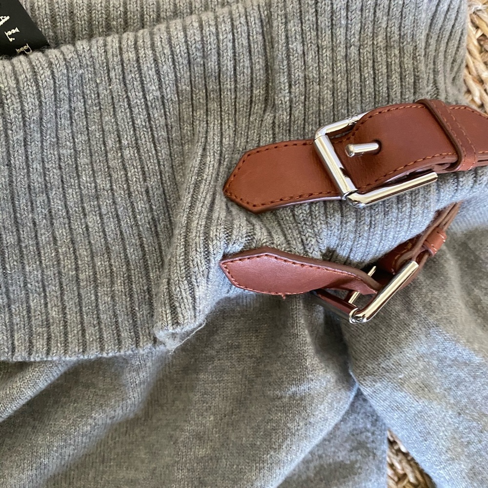Classic Ralph Lauren sweater w leather - Picture 4 of 4